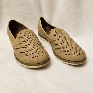 Tan loafers